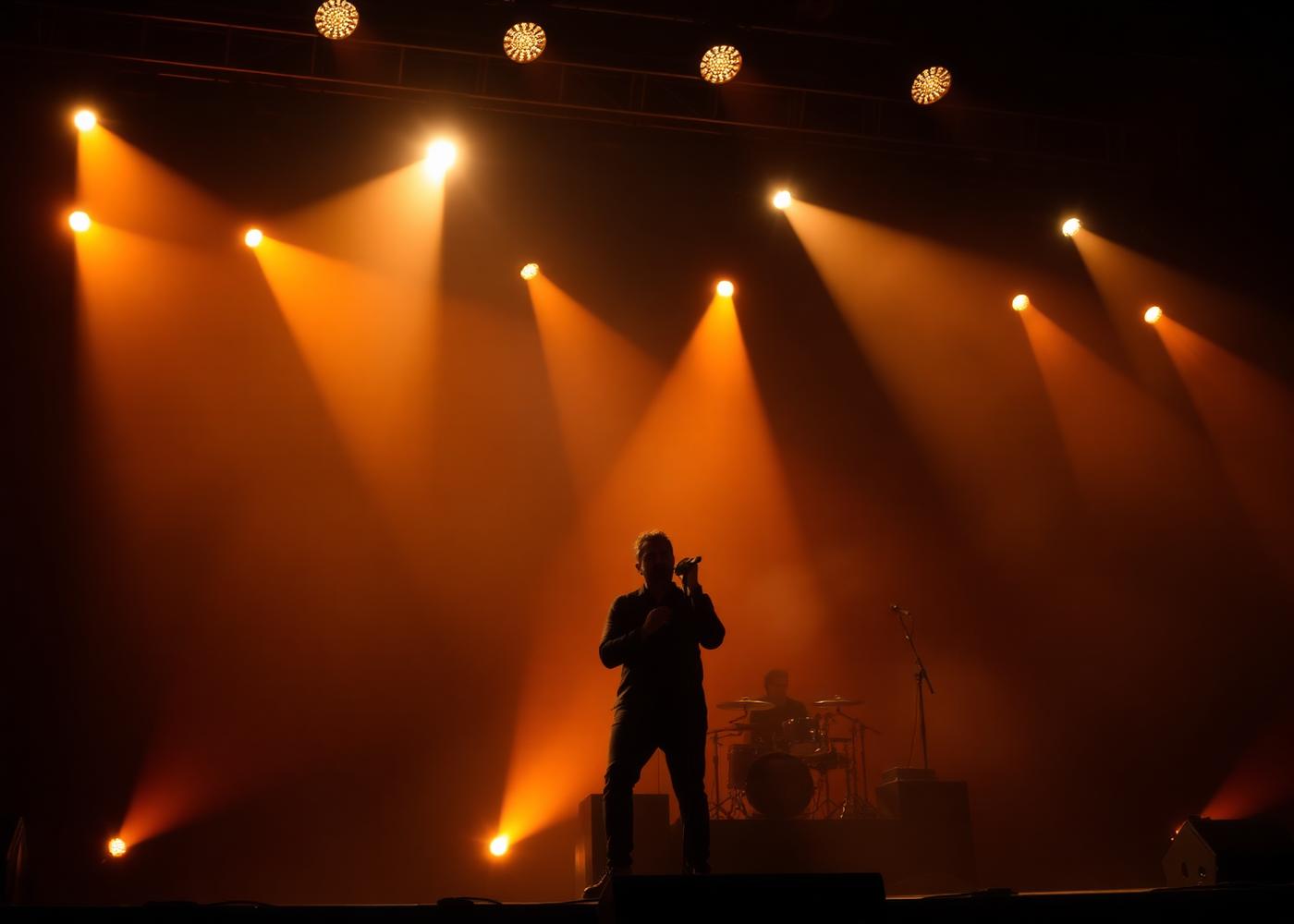 Live performance under warm stage lights for social cuts